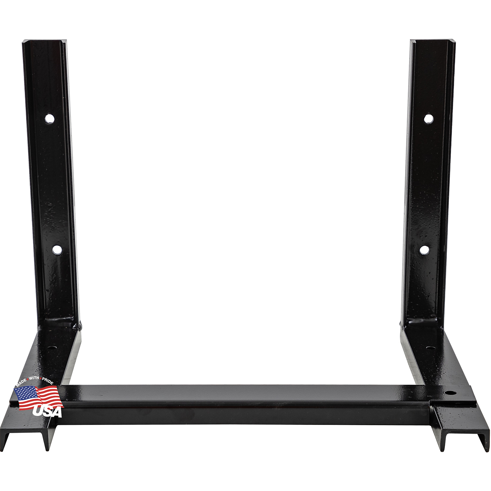 Buyers Products, 15x14 Steel Mounting Brackets For 24in. 36in. Poly Truck Boxes, Width 20 in, Material Steel, Color Finish Black, Model# 1701000